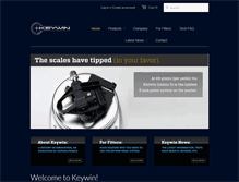Tablet Screenshot of keywinpedals.com